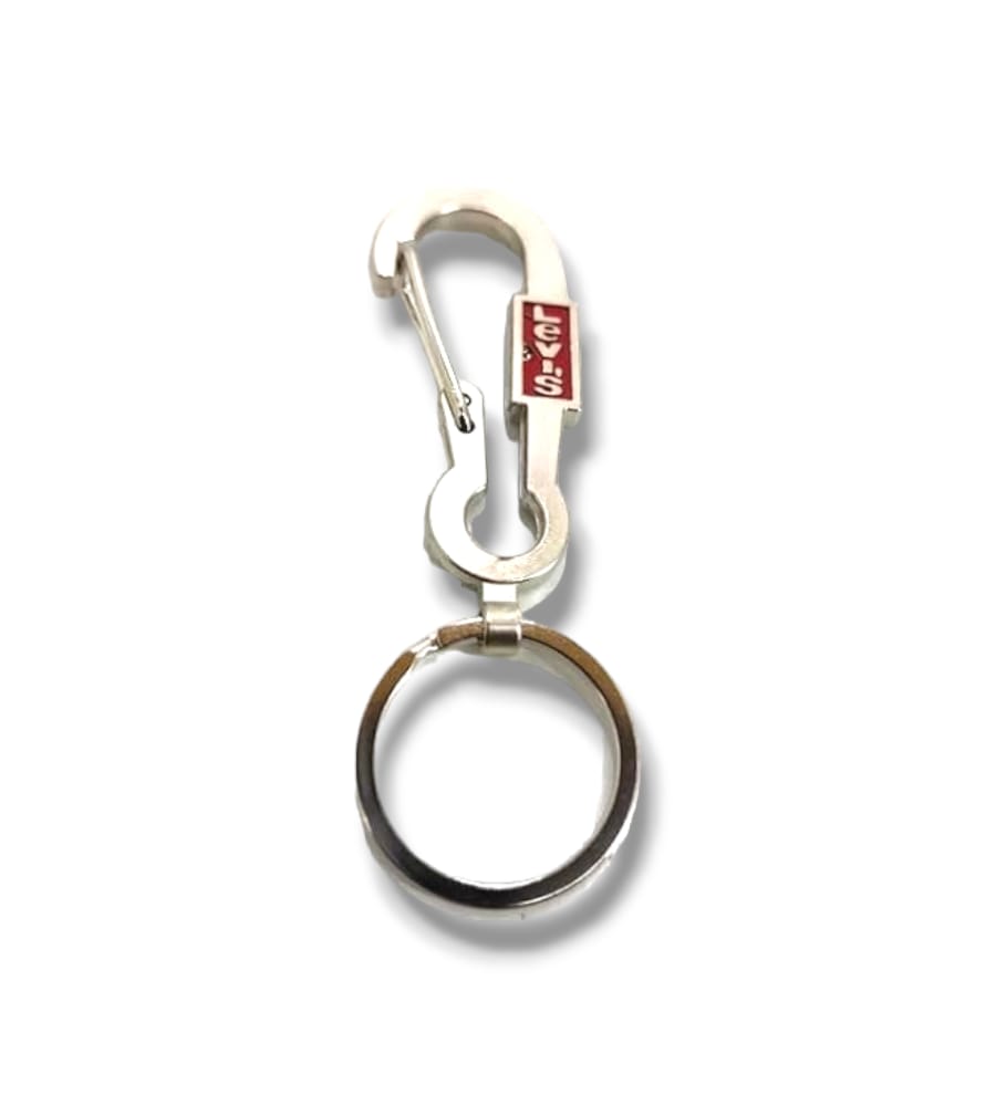 Levis Strong Stainless Steel Hook Metal Keychain/Keyring/Key Holder for Men & Girls